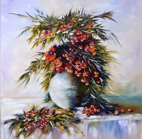 Картина маслом Абстрактный букет