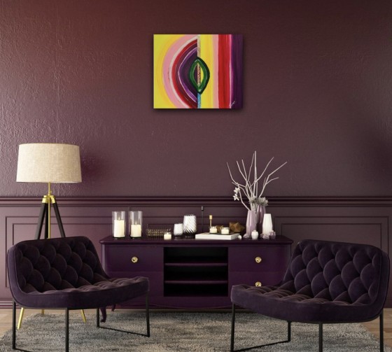 Картина акрилом Avocado Rainbow