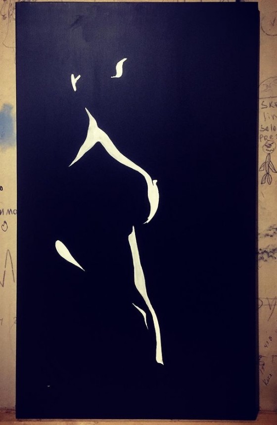 Картина акрилом Figure