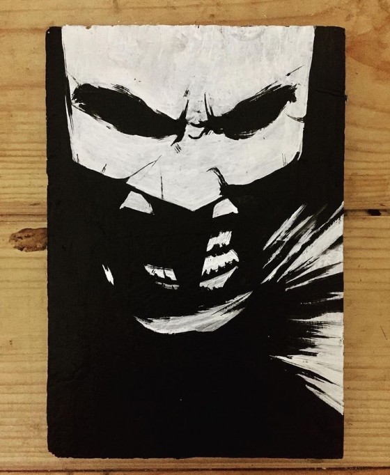 Картина акрилом Batman