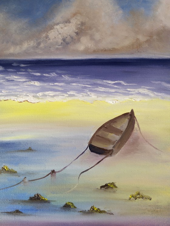 Картина маслом Морской берег