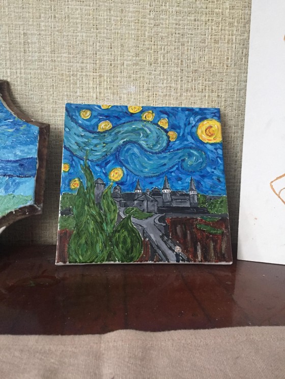 Картина маслом «Зоряна фортеця»