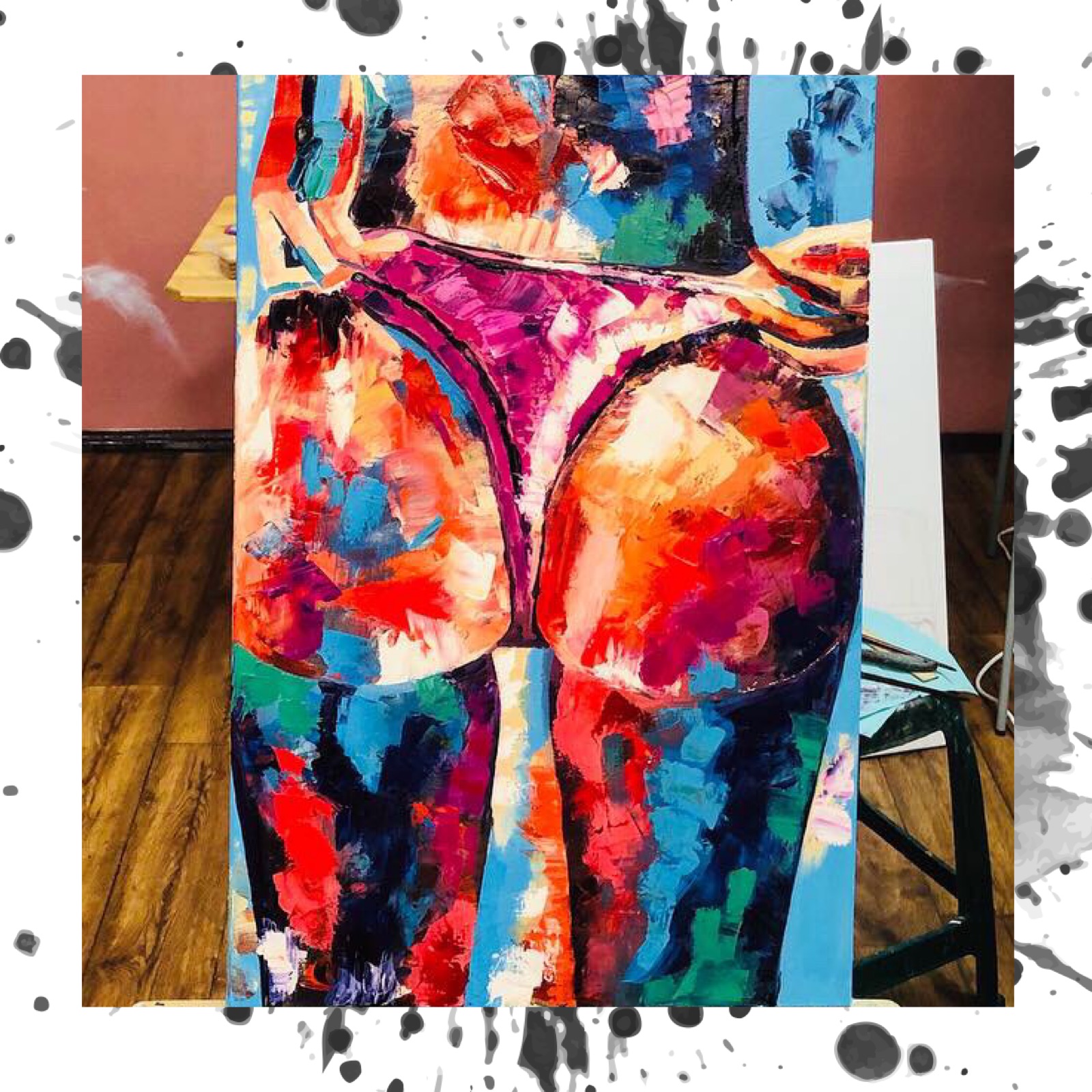 Картина маслом POP-art