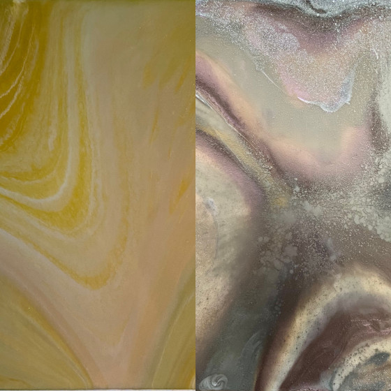 Картина  Абстракция смолой