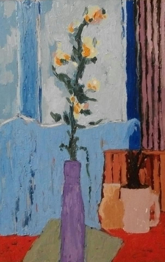 Картина маслом Окно