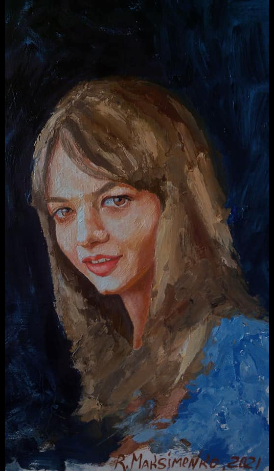 Картина маслом портрет