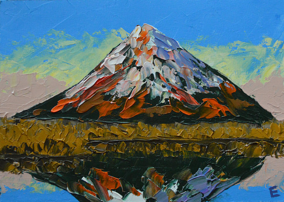 Картина маслом Таранаки