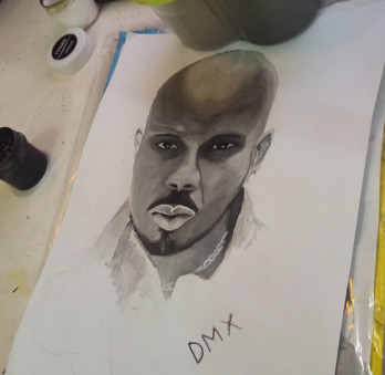 Картина гуашью DMX