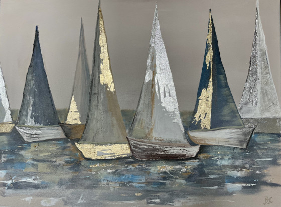 Картина акрилом Регата 