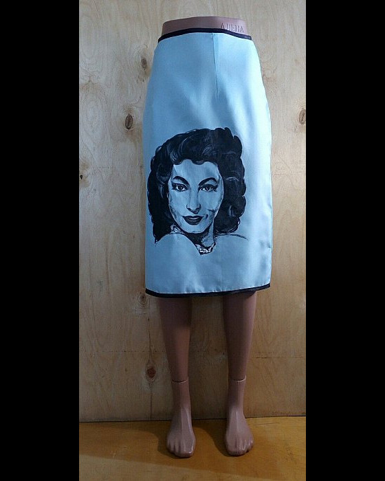 Картина акрилом Ава Гарднер