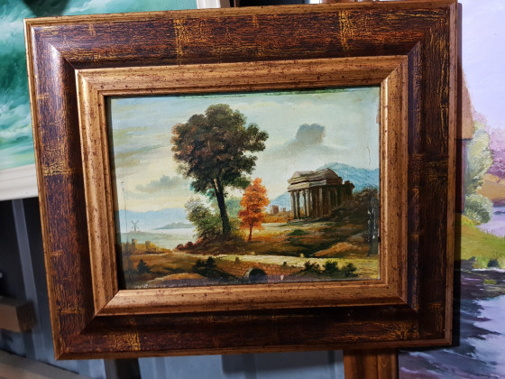 Картина маслом Картина "библейский пейзаж"