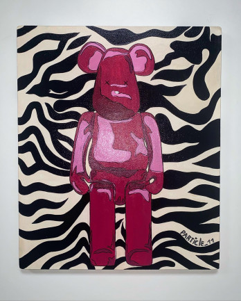 Картина акрилом Bearbrick