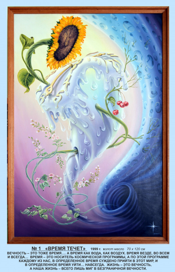 Картина маслом ЧАС ПЛИНЕ