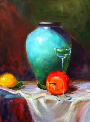 Картина маслом Натюрморт с кувшином