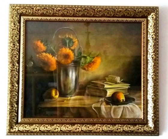 Картина пастелью Осень