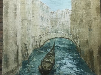 Картина маслом Венеция