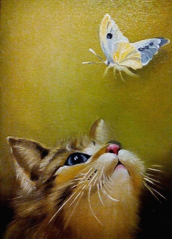 Картина маслом Ты кто ?