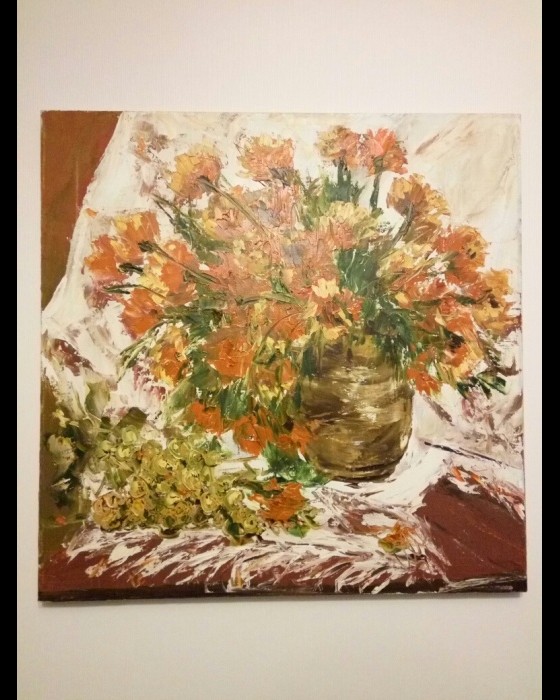 Картина маслом Цветы
