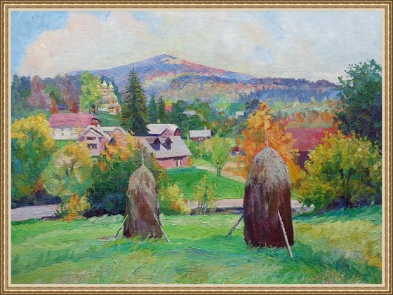 Картина маслом Карпатская осень