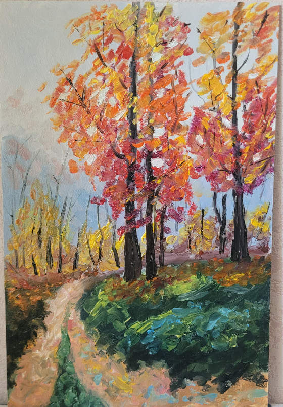 Картина маслом Картина маслом Осінь