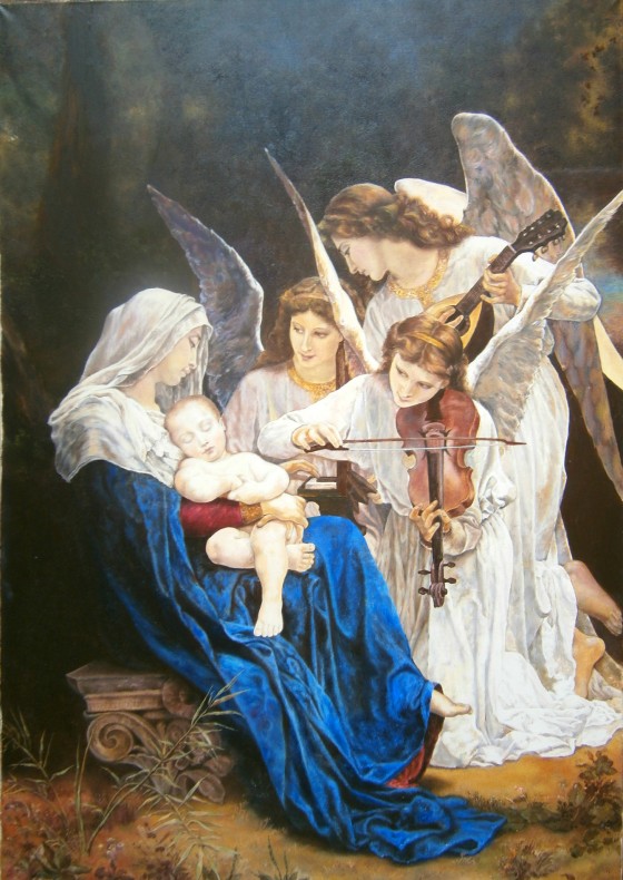 Картина маслом Музыка Ангелов