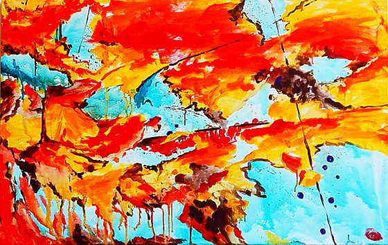 Картина акрилом Другая Вселенная