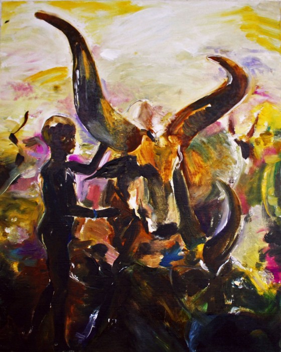 Картина маслом Буйвол