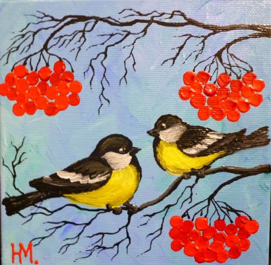 Картина маслом Яркие краски радости