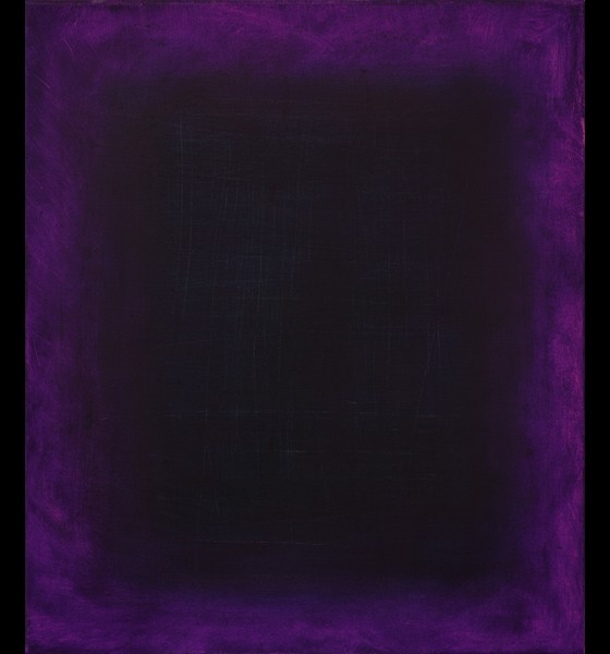 Картина маслом Фиолетово-черная