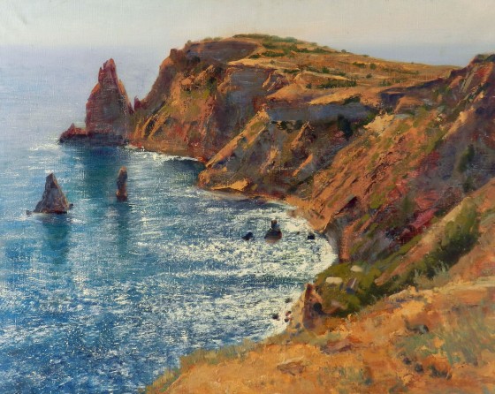 Картина маслом Мыс Фиолент