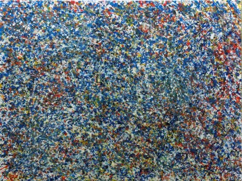 Картина акрилом Времена года. Зима