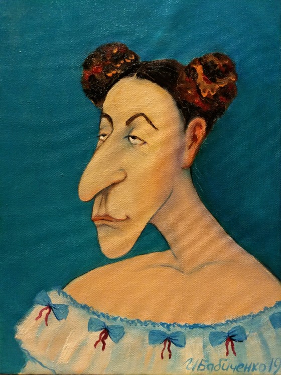 Картина маслом Мисс Невинность 