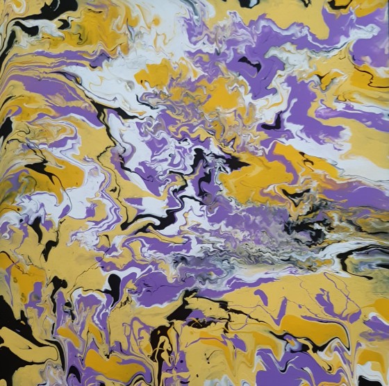 Картина акрилом Танец