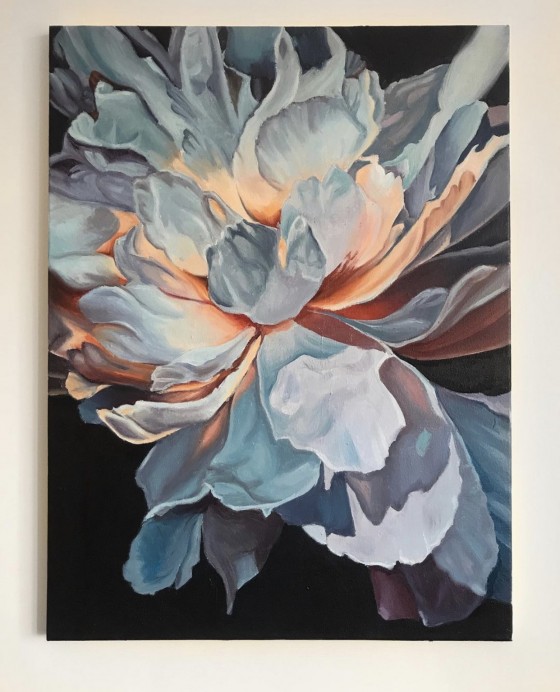 Картина маслом Квітка. Цветок. Flowers