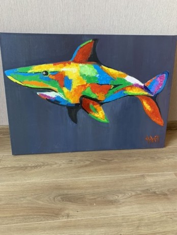Картина маслом Shark