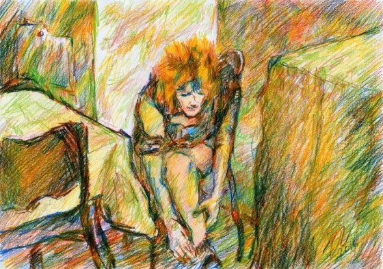 Картина карандашом Kabluk