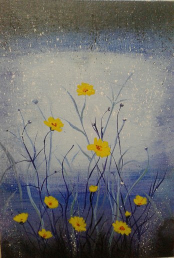 Картина акрилом Летняя фантазия