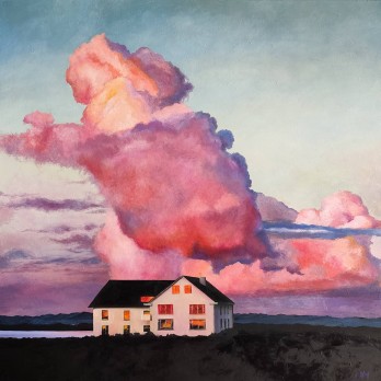 Картина маслом Интроверты в облаках