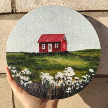 Картина маслом Уютный домик