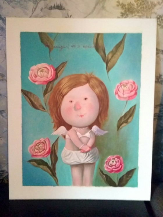 Картина маслом по мотивам Гапчинской