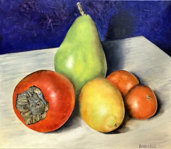 Картина маслом Натюрморт фрукты 