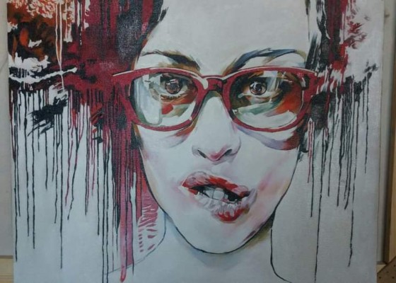 Картина маслом Девушка