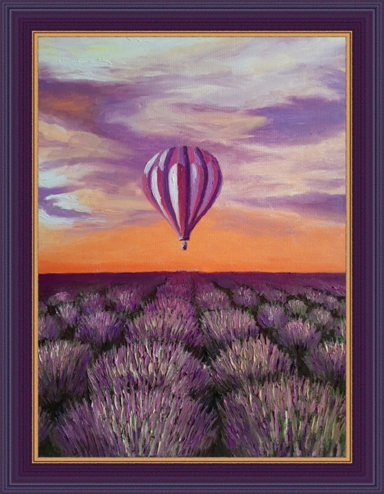 Картина маслом Лавандовая мечта