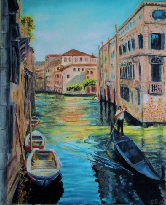 Картина маслом Баркарола