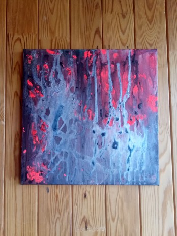 Картина акрилом Сияние