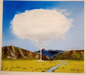 Картина маслом Облака 