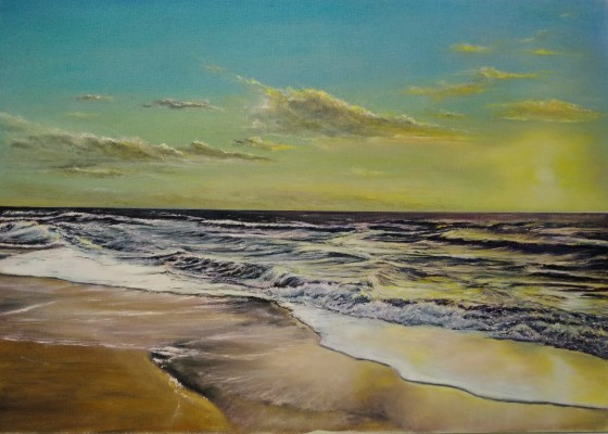 Картина маслом Счастье есть