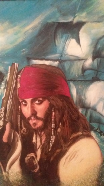 Картина маслом Капитан Джек