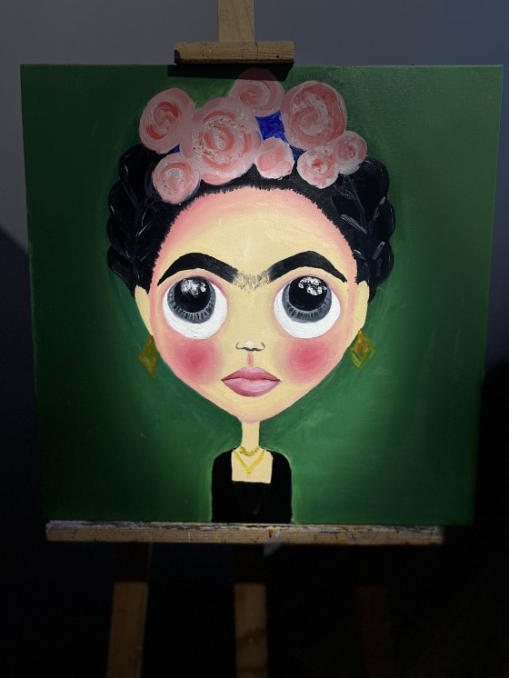 Картина акрилом Frida