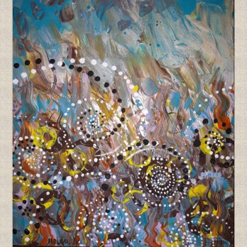 Картина акрилом Подводный мир